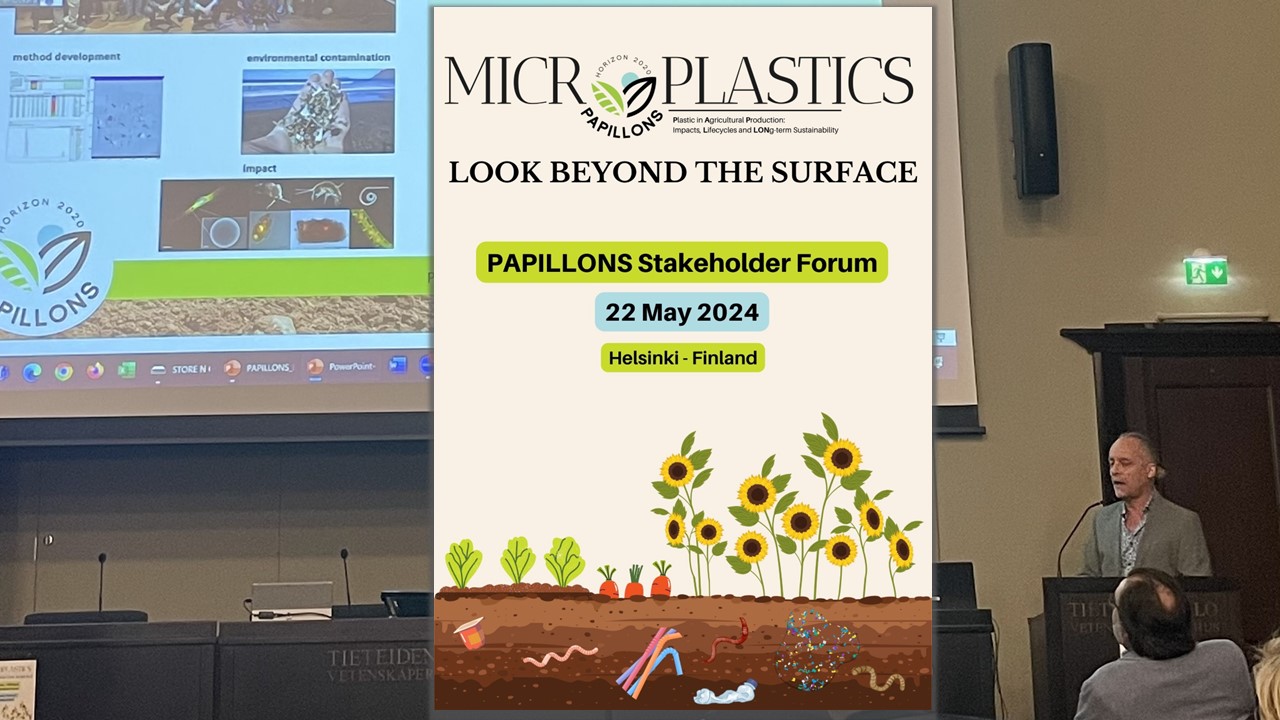 Talk Prof Laforsch at Papillons Stakeholder Forum